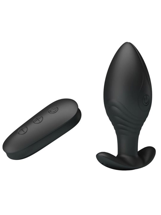 Pretty Love - Regina Anal Plug Rechargeable Vibrator Black