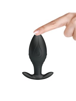 Pretty Love - Regina Anal Plug Rechargeable Vibrator Black