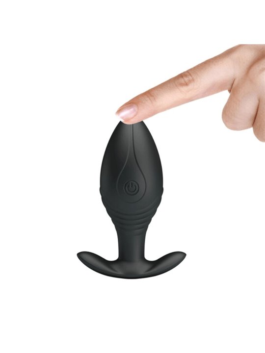Pretty Love - Regina Anal Plug Rechargeable Vibrator Black