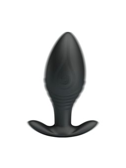 Pretty Love - Regina Anal Plug Rechargeable Vibrator Black