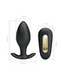 Pretty Love - Regina Anal Plug Rechargeable Vibrator Black