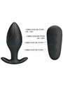 Pretty Love - Regina Anal Plug Rechargeable Vibrator Black