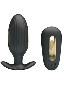 Pretty Love - Kelly Plug Anal Rechargeable Vibrator Black