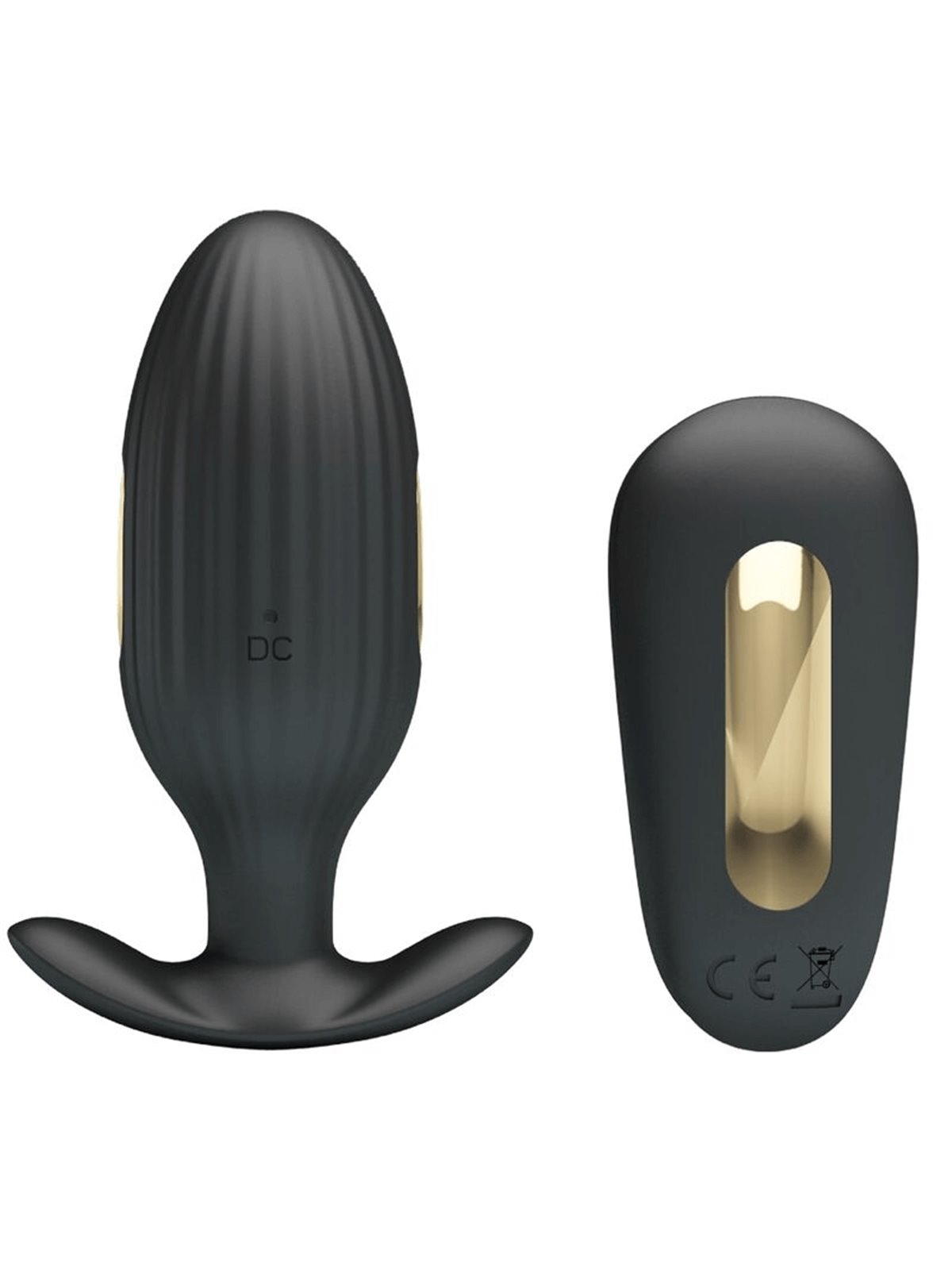 Pretty Love - Kelly Plug Anal Rechargeable Vibrator Black