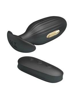 Pretty Love - Kelly Plug Anal Rechargeable Vibrator Black