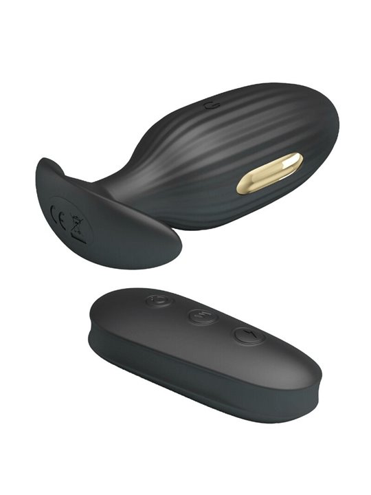 Pretty Love - Kelly Plug Anal Rechargeable Vibrator Black