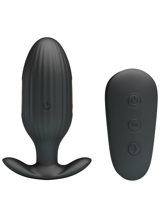 Pretty Love - Kelly Plug Anal Rechargeable Vibrator Black