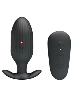 Pretty Love - Kelly Plug Anal Rechargeable Vibrator Black