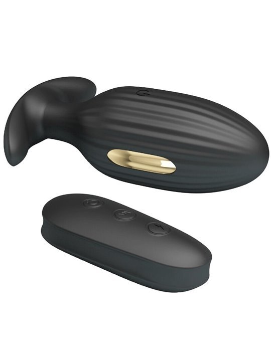 Pretty Love - Kelly Plug Anal Rechargeable Vibrator Black