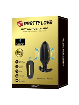 Pretty Love - Kelly Plug Anal Rechargeable Vibrator Black