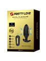 Pretty Love - Kelly Plug Anal Rechargeable Vibrator Black
