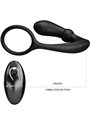 Pretty Love - Warren Black Anal Ring & Vibrator