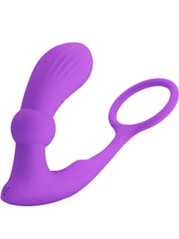 Pretty Love - Warren Violet Anal Ring & Vibrator