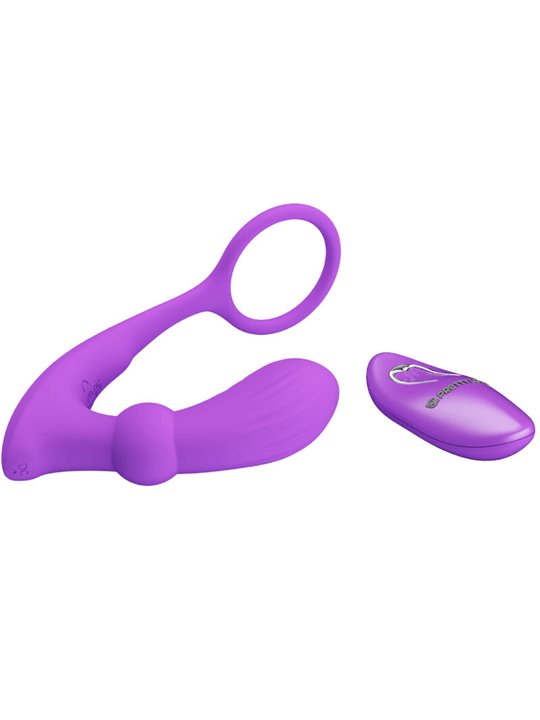 Pretty Love - Anello Anale e Vibratore Warren Viola
