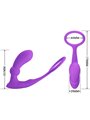 Pretty Love - Anello Anale e Vibratore Warren Viola