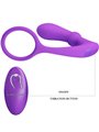 Pretty Love - Anello Anale e Vibratore Warren Viola