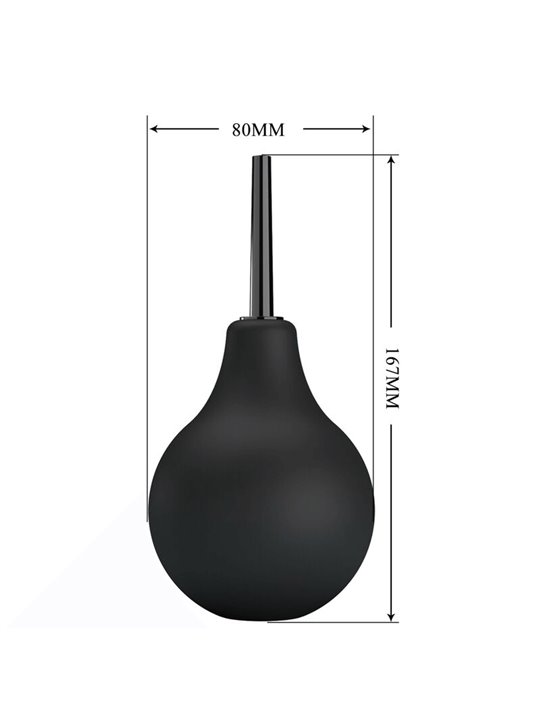 Mr Play - Pear Anal Shower Blkb Black