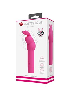 Pretty Love - Vibratore Rabbit in Silicone Gerardo Fucsia