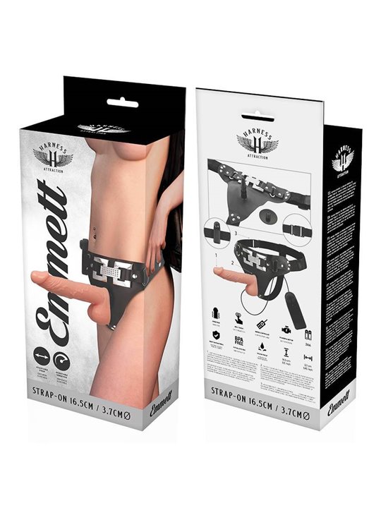Harness Attraction - Rnes Emmett Realistic Vibrator 16.5 X 3.7Cm