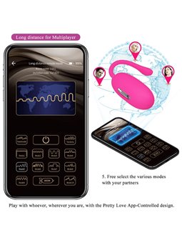 Pretty Love - Uovo Vibrante Ricaricabile Doreen Magenta