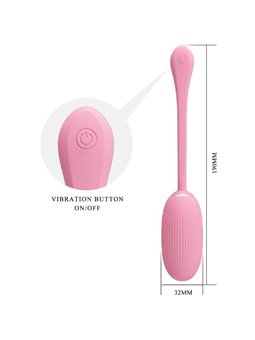 Pretty Love - Doreen Pink Rechargeable Vibrating Egg