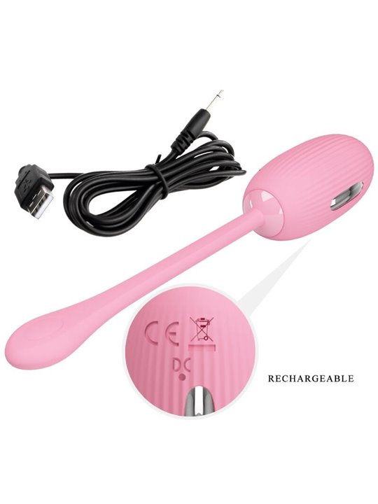 Pretty Love - Uovo Vibrante Ricaricabile Doreen Pink