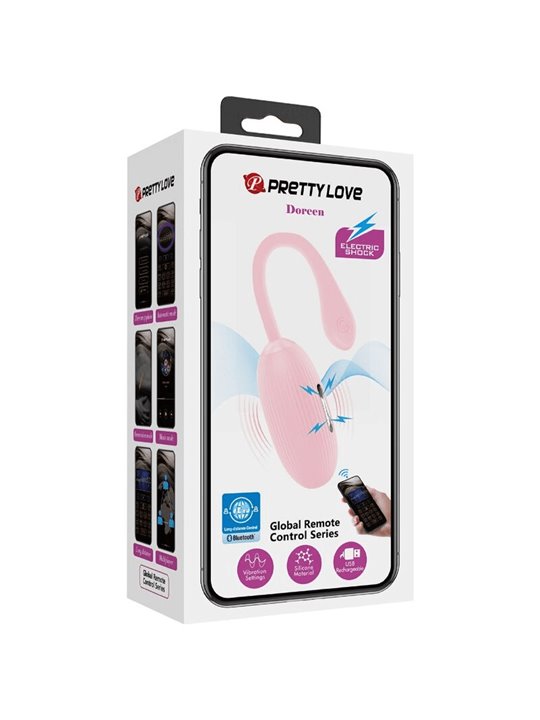 Pretty Love - Uovo Vibrante Ricaricabile Doreen Pink