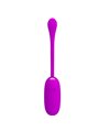Pretty Love - Uovo Vibrante Julius Impermeabile Ricaricabile Viola
