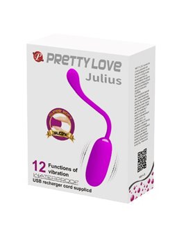 Pretty Love - Julius Waterproof-Rechargeable Vibrating Egg Fuchsia