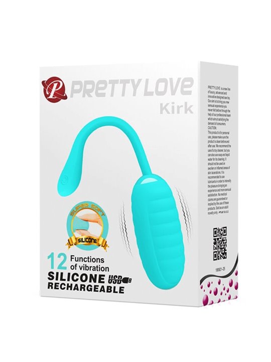 Pretty Love - Kirk Light GReen Rechargeable Vibrating Egg