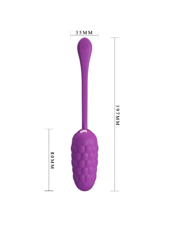 Pretty Love Marina - Vibrating Egg with Purple Texture