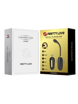 Pretty Love - Uovo Vibrante Ricaricabile Doreen Luxury Nero
