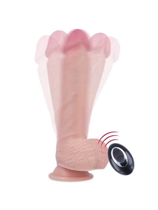 Rockarmy - Harness + Liquid Silicone Vibrator Premium Apache Remote Control 22Cm