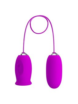 Pretty Love - Vibratore Ricaricabile Daisy Dual Egg Viola