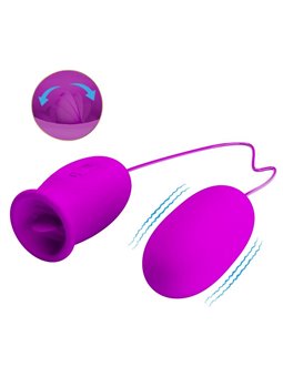 Pretty Love - Vibratore Ricaricabile Daisy Dual Egg Viola