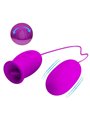Pretty Love - Daisy Dual Egg Rechargeable Vibrator Purple