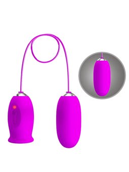 Pretty Love - Vibratore Ricaricabile Daisy Dual Egg Viola