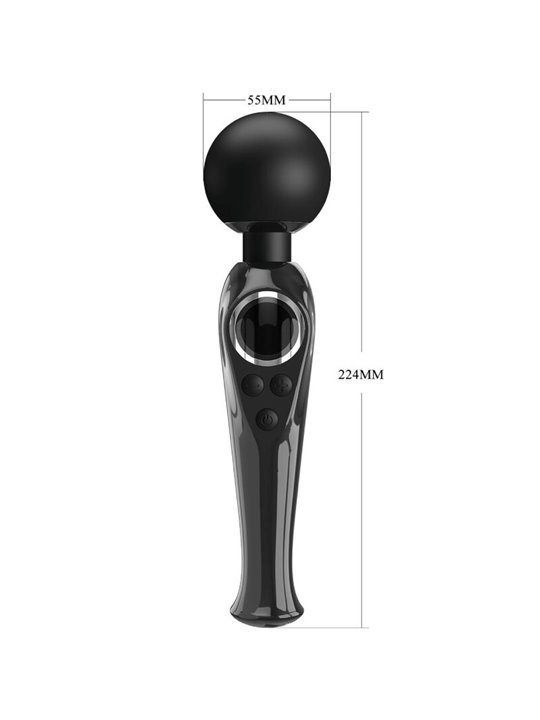 Pretty Love - Vibratore Wand Skyler Nero