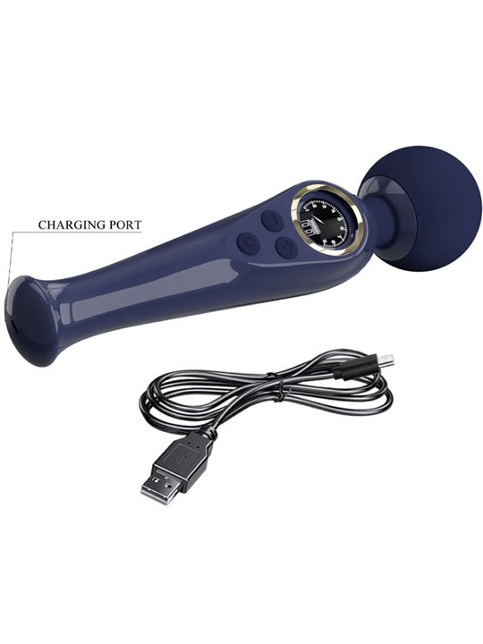 Pretty Love - Skyler Vibrator Wand Blue