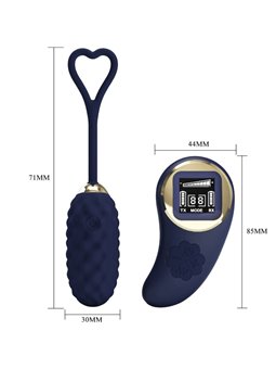 Pretty Love - Uovo Vibrante con Telecomando Blu Vivian