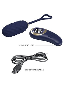Pretty Love - Uovo Vibrante con Telecomando Blu Vivian