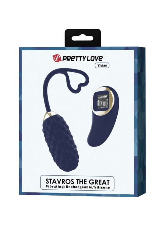 Pretty Love - Uovo Vibrante con Telecomando Blu Vivian