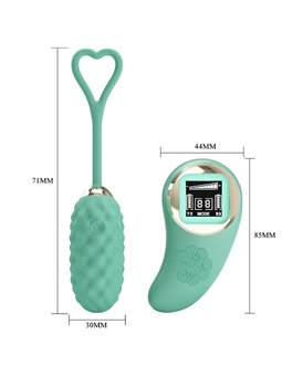 Pretty Love - Uovo Vibrante con Telecomando Verde Vivian