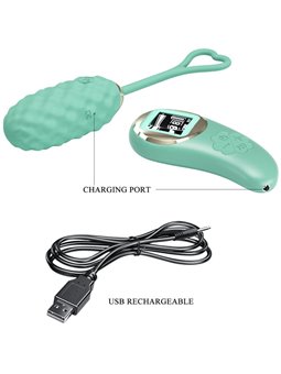 Pretty Love - Uovo Vibrante con Telecomando Verde Vivian