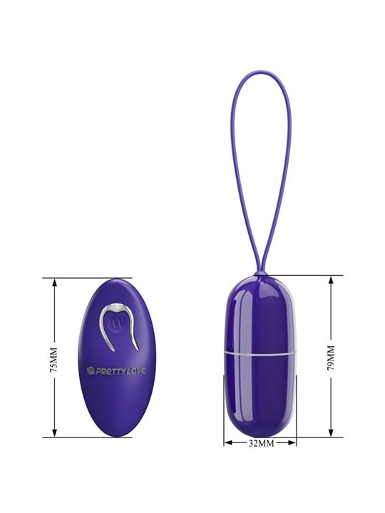 Pretty Love - Arvin Youth Uovo Vibrante Telecomando Violetto