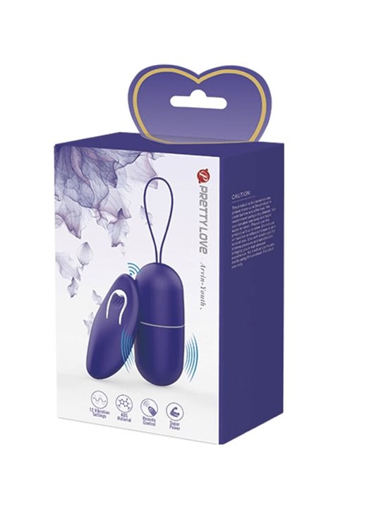 Pretty Love - Arvin Youth Uovo Vibrante Telecomando Violetto