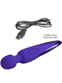 Pretty Love - Vibratore Antony Youth Wand Violetto Effetto Calore