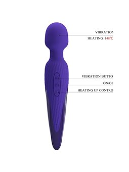 Pretty Love - Vibratore Antony Youth Wand Violetto Effetto Calore
