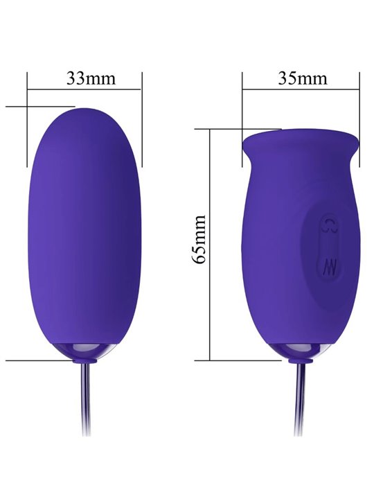 Pretty Love - Vibratore Stimolatore Ricaricabile Daisy Youth Violetto
