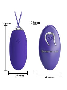 Pretty Love - Jenny Youth Violating Egg Remote Control Violet